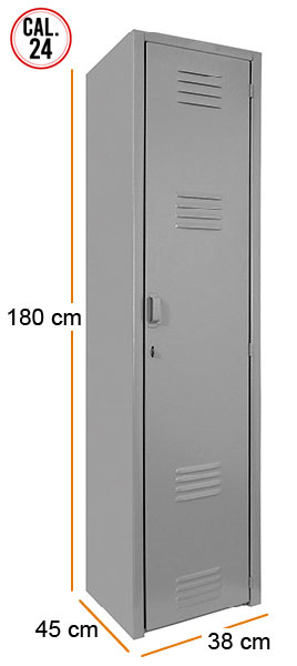 locker serie b gris 1 puerta